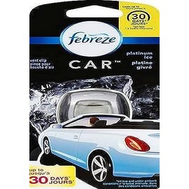 Febreze Platinum Ice Car Air Freshener Vent Clips - 1ct