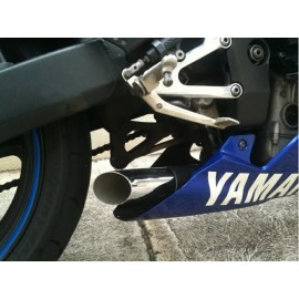 YORK EXHAUST SYSTEMS 1998 to 2003 Yamaha YZF R1 Short Motorcycle Gp Stubby Exhaust black