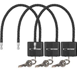Cable Gun Lock - Keyed Alike - 9" Cable Length 3 Pack