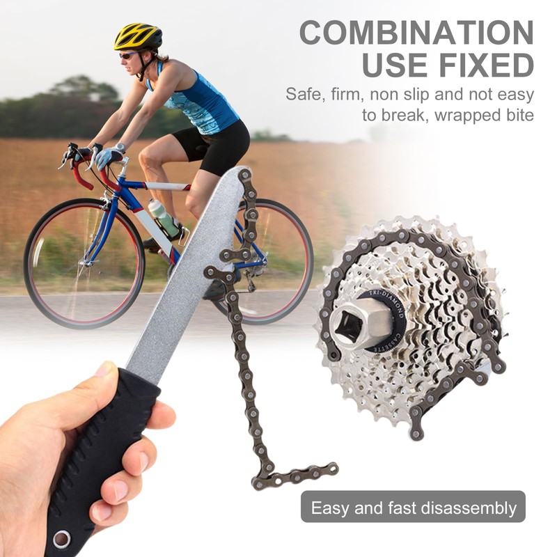 Lunaanda Bicycle Chain Whip Set: Cassette and Sprocket Puller Kit