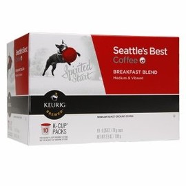 Seattle's Best Coffee K-Cup Pods, Breakfast Blend, 10 CT (Pack - 4)
