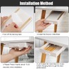 Pack of 2 Hidden Desk Organiser, Drawer Under Desk, Drawers