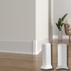 Risunpet Baseboard Corner Blocks 4inch, 2 Inside + 2 Outside