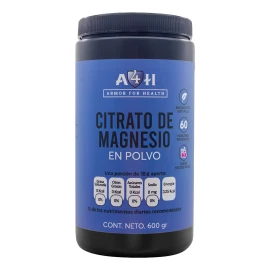 Citrato De Magnesio 600 Gramos En Polvo A4h 2 Meses