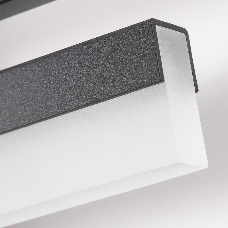 PRESDE Black Bathroom Light Fixtures Over Mirror 32inch LED Vanity
