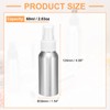 HARFINGTON 3pcs Aluminum Fine Mist Spray Bottles 60ml/2.03oz Metal Small