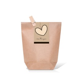 Logbuch-Verlag 10 Small Gift Bags Birthday Guests Gift Promotional Gift Packaging Festive Customers 14 x 22 x 5.6 cm