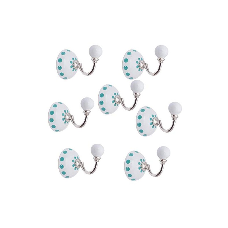 Knober Ceramic Hooks, Wall Hooks, Coat Hooks, Ceramic Ball, Diameter