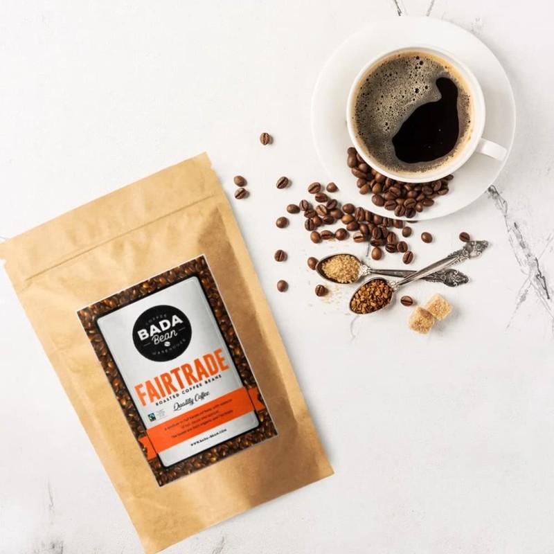 Bada Bean Coffee, Fairtrade, Roasted Beans. Fresh Roasted Daily. Award