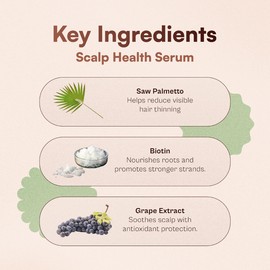 Nunzio Saviano Scalp Health Serum – Supports Hair Growth, Reduces Thinning & Strengthens Roots – With Saw Palmetto, Biotin & Probiotics for Hair – Made in Italy – 3.38 oz