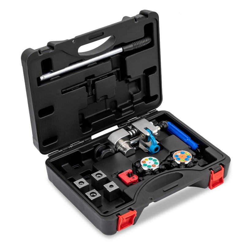 REDLOONG Professional Brake Line Flaring Tool Kit 45/37 Degree Set