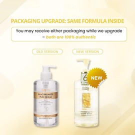 Ashley Shine - Suero de niacinamida hidrata el cuidado de la piel 2 en 1 para cara y cuerpo, suero iluminador para manchas oscuras, cuerpo, líneas fin