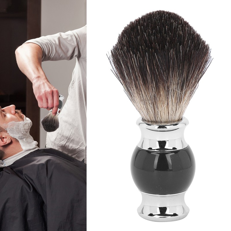 Barber Beard Shaving Brush Soft Bristles Facial Hair Cleaning Shaving