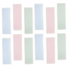 DOITOOL 45Pcs Washi Tape Storage Boards with Thick Rounded Corners Stylish Organizer for Office Supplies Crafting Includes Green Blue Pink for Display