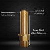 Faucet Fittings Nipple Locknut Kit Extension Threaded Pipe Longer Mounting