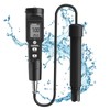 GISNPA Dissolved Oxygen Meter with ATC, 0-40.00 mg/L Measurement Range,
