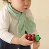 Toddler Kids Winter Checked Leaf Forest Scarf Scarf Bib Check Pink