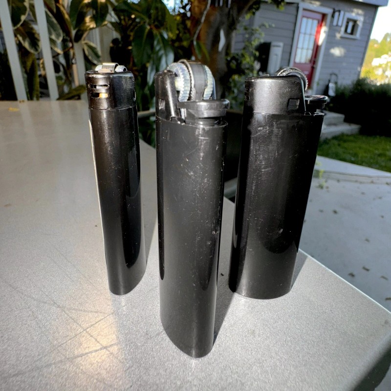 BIC (Qty 1) Brand New BIC All Black Collectible Lighter