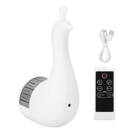 PeacockShaped  Projection Lamp Decorative Light Touch Control ABS Nightlight Bedroom(White )