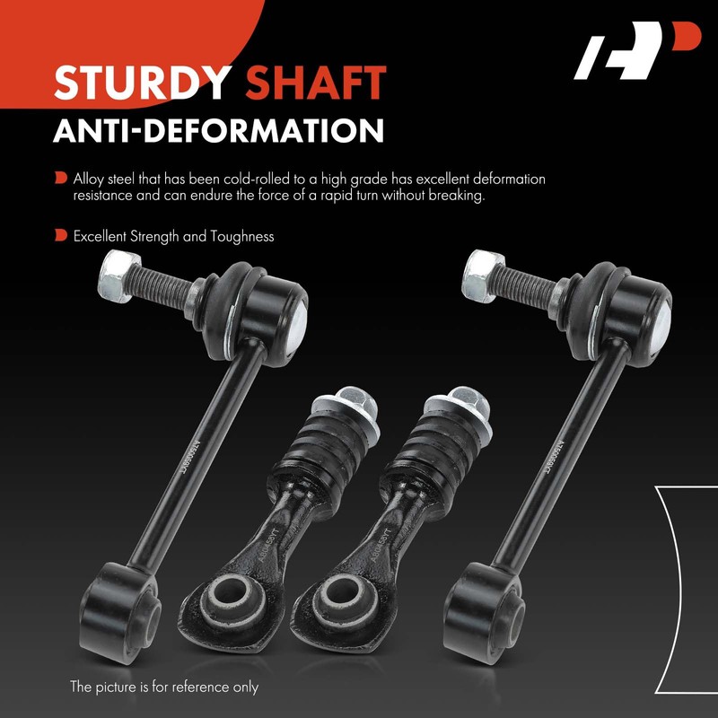 A-Premium Set of 4, Front & Rear Sway Bar Links