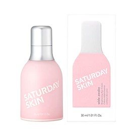 Saturday Skin Wide Awake Brightening Cream Illuminating Eye Cream for Wrinkles, Puffy Eyes + Dark Circles Lightweight, Moisturizing, Deeply Hydrates, Anti Aging Eye Cream Reduce Fine Lines (1.01 Fl Oz (30ml))