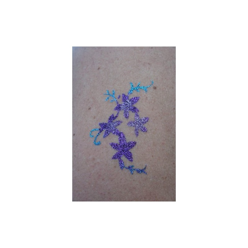 Celebration glitter tattoos kit 60 Tattoos - Water Proof DIYF