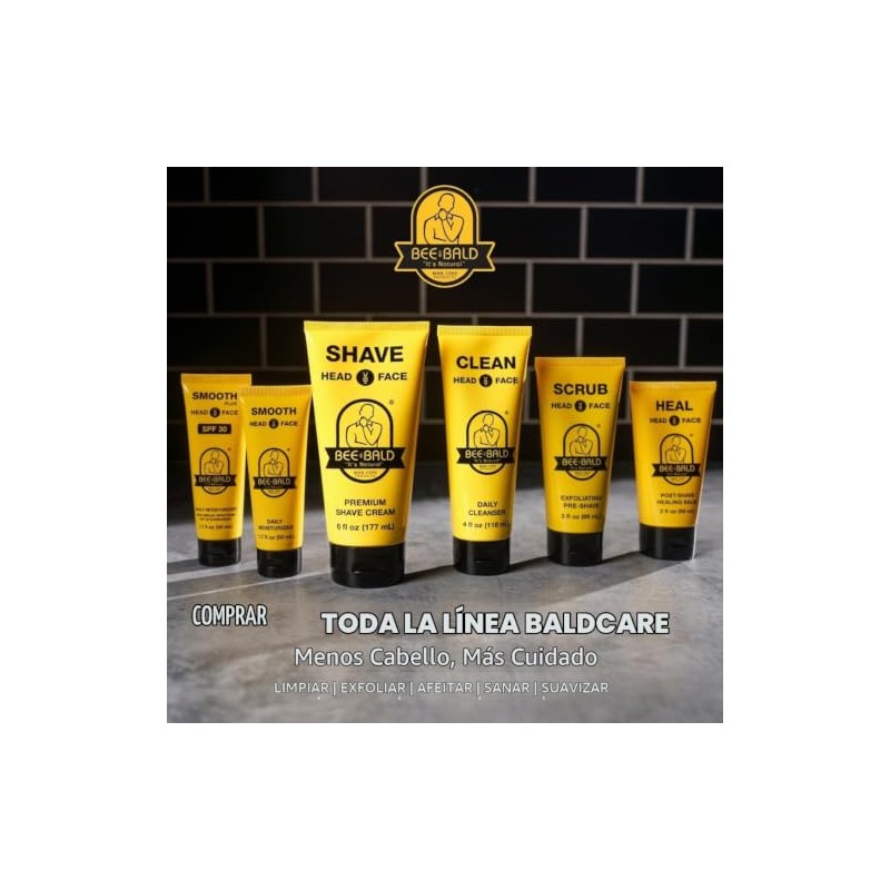 Bee Bald Heal Post-Shave Healing Balm, 2 fl. oz.