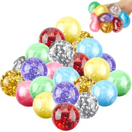 JOYIN Stress Press Balls, 24 Pack Relief Balls for Work Anxiety Relief Exercise Hand Flexibility Exercise Party Favors Anxiety Fidget Tension Anger