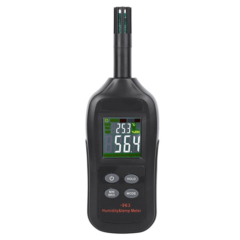 UA963 Temperature Humidity Meter Portable High Accuracy Sensitivity LCD Digital