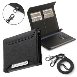 Lightweight Passport Holder with RFID Blocking, 2 SIM Card Slots, Detachable Strap & Ejector Pin – Slim Travel Passport Cover Organizer for Men & Women