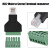Tangxi RJ12 6P6C Male to 6 Pin Wired Screw Terminal
