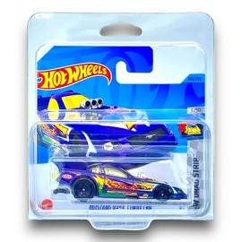 Hot Wheels Mustang NHRA Funny Car (Purple) 5/10 HW Drag Strip - 2023-140/250(Short Card) - COMES IN A KLAS CAR KEEPER PROTECTIVE COLLECTORS CASE - HKH30