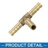 A ABSOPRO Brass Barb Hose Fitting 1/4" 6mm ID Tee
