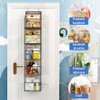 BAKAJI Organizer with 5 Door Shelves with Metal Hooks and