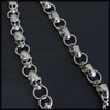 White Fang AZ164 Wallet Chain, Skull Belt, Stylish, Wallet, Lock,