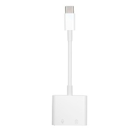 2in1 USB C to 3.5mm Headphone Adapter TypeC to AUX Jack with USB C PD 60W Fast Charging Adapter