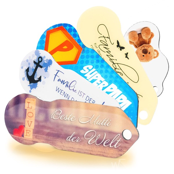 Einkaufswagenlöser Family Edition / Key Fob Shopping Chip with Key