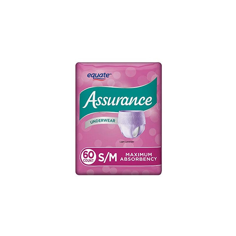 PACK OF 2 - Assurance Incontinence Underwear for Women, Maximum,