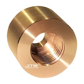 JTE Products 14MMEGT - 14mm X 1.50 Shrouded EGT sensor repair fitting/weld bung - CNC 304 Stainless - fits GM Duramax Diesels - Made in USA