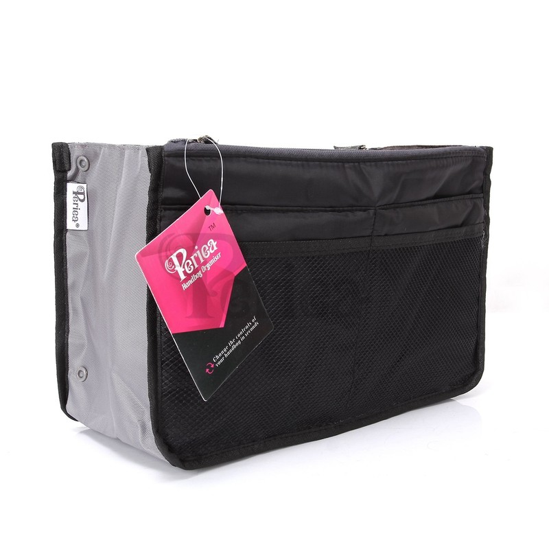 Periea Chelsy Handbag Organiser Insert (Black, Large)