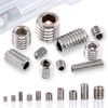 CuiCanfla Allen Head Socket Set Screw, 200 Pcs M3/M4/M5/M6/M8 304