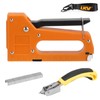 LKV Stapler Gun with 100 Staples Kits Staples Remover Tool