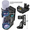 LIVANS Flashlight Holster for Belt, Flashlight Holder with Lever Side
