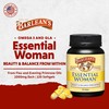 Barlean's Essential Woman Supplement Capsules, Women's Flaxseed and Evening Primrose