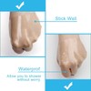 100Pcs Transparent Stretch Adhesive Bandage, BetterJonny 5 Sizes Waterproof Clear