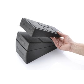 BODYMATE Set of 3 Calf Stretchers, Knee Wedge, Slant Board, Mobilisation Wedge for Stretching, Leg Extender