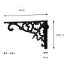 [Set of 2] Shelf Bracket, Iron Antique Style Bracket, Cast