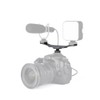 Double End Cold Shoe Mount Bracket Extension Rod for Camera