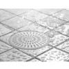 InterDesign Metro Ultra Shower Stall Drain Protector - Gray/Silver