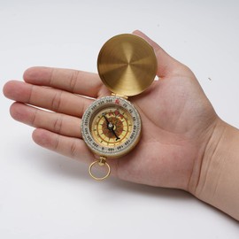 Pocket Compass,Portable Pocket Watch Compass,Classic Pocket Compass for Adult for Comping,Hiking, Mountaineering and Other Outdoor Activities